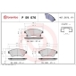 P59076X Brembo Комплект тормозных колодок,