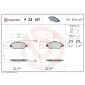P23107 BREMBO КОЛОДКИ ТОРМОЗНЫЕ ДИСКОВЫЕ