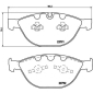 P06047 Brembo Колодки тормозные дисковые
