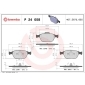 P24058 Brembo Колодки тормозные дисковые