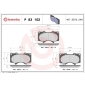 P83102X BREMBO Колодки тормозные дисковые,