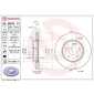 09684511 Brembo Тормозной диск