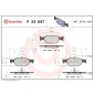 P23057 BREMBO Комплект тормозных колодок