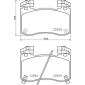 P30113 Brembo P30113, Колодки тормозные