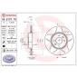 09813776 Brembo 09.8137.76 диск тормозной