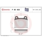 P85002 BREMBO Комплект тормозных колодок