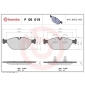 P06019 Brembo Колодки тормозные передние BMW