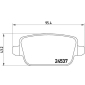 P44017 Brembo Колодки тормозные дисковые