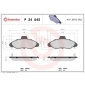P24045 BREMBO Комплект тормозных колодок