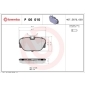 P06010 Brembo Комплект тормозных колодок