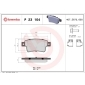 P23104 BREMBO Комплект тормозных колодок