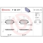 P85077 Brembo Колодки тормозные (ДЛЯ