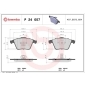 P24057 Brembo КОЛОДКИ ТОРМОЗНЫЕ ДИСКОВЫЕ К-Т