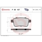 P50107 Brembo комплект колодок для дисковых