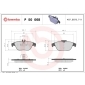 P50068X Brembo Колодки тормозные дисковые