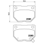 P78016 Brembo Колодки тормозные p78016