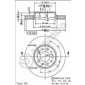 09863375 BREMBO Тормозной диск