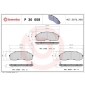P30058 BREMBO КОЛОДКИ ТОРМОЗНЫЕ ДИСКОВЫЕ KIA