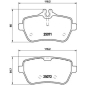 P50103 Brembo P50103 колодки дисковые
