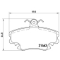 P68038 Brembo Колодки тормозные дисковые