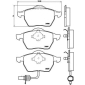 P85060 Brembo Колодки тормозные передние со