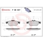 P68057 Brembo КОЛОДКИ ТОРМОЗНЫЕ, RENAULT