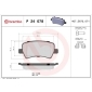 P24078 Brembo Колодки тормозные P24078