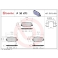 P30073 Brembo Колодки тормозные дисковые