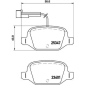 P23146 BREMBO Комплект тормозных колодок