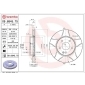 09684575 Brembo ДИСК ТОРМОЗНОЙ MERCEDES-BENZ