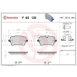 P85120 Brembo Колодки тормозные задние с