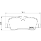 P44019 Brembo Колодки тормозные дисковые