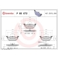 P85072 Brembo Колодки тормозные AUDI A3