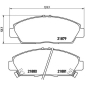 P28021 Brembo Колодки торм.пер.
