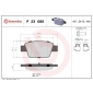 P23080 Brembo Комплект тормозных колодок