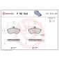 P85044 Brembo Колодки тормозные передние
