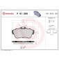 P61095 Brembo Колодки тормозные P61095