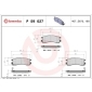 P59027 BREMBO Комплект тормозных колодок