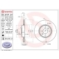 09813721 Brembo Диск тормозной RENAULT: CLIO