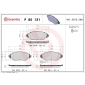 P85131 Brembo Колодки передние SEAT Alhambra