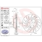 09982511 BREMBO 09.9825.11 диск тормозной