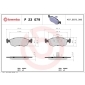 P23079 BREMBO Комплект тормозных колодок