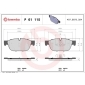 P61115X BREMBO Комплект тормозных колодок,