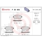 P30064 Brembo Колодки тормозные передние