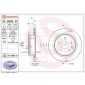 09896921 Brembo Диск тормозной задний