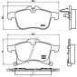 P59045 Brembo Колодки тормозные дисковые