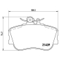 P06017 Brembo Колодки тормозные дисковые
