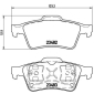 P59044 Brembo Колодки тормозные P59044