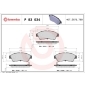 P83034 Brembo Колодки тормозные дисковые