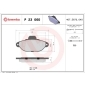 P23060 Brembo Колодки торм.пер.